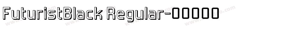 FuturistBlack Regular字体转换
